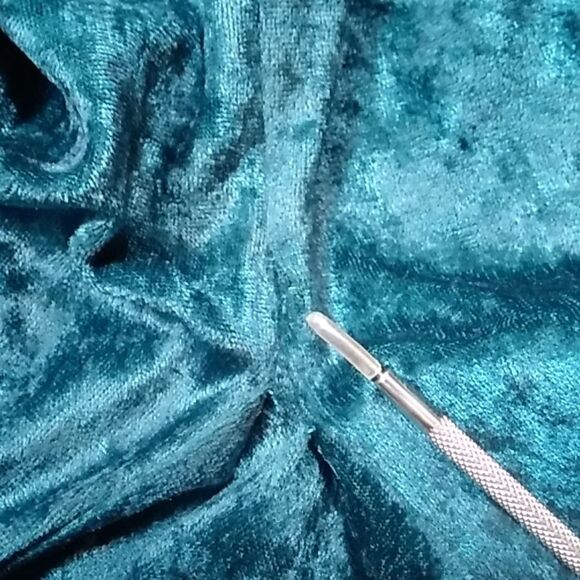 Style Retro Pinup Velvet Women's Dress Size Approximately XS S - Picture 12 of 15